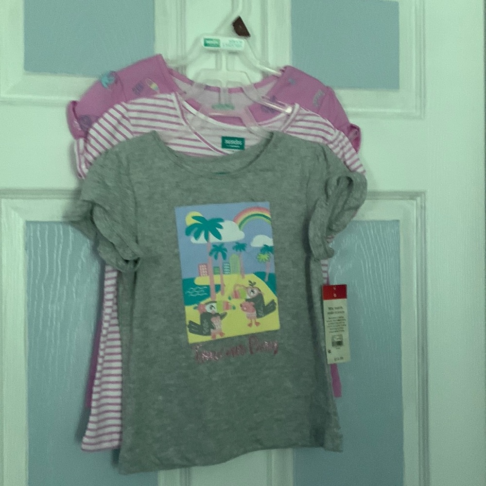 3 pack girls t-shirts